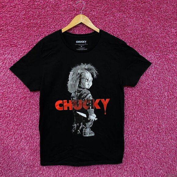 Chucky Black and White Portrait Tshirt size medium - Picture 1 of 4